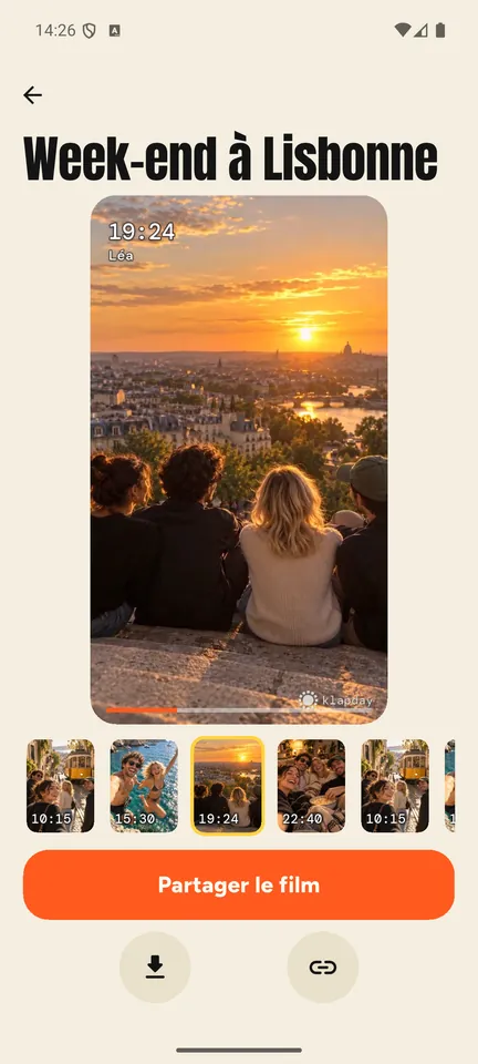 Garde et partage ton film