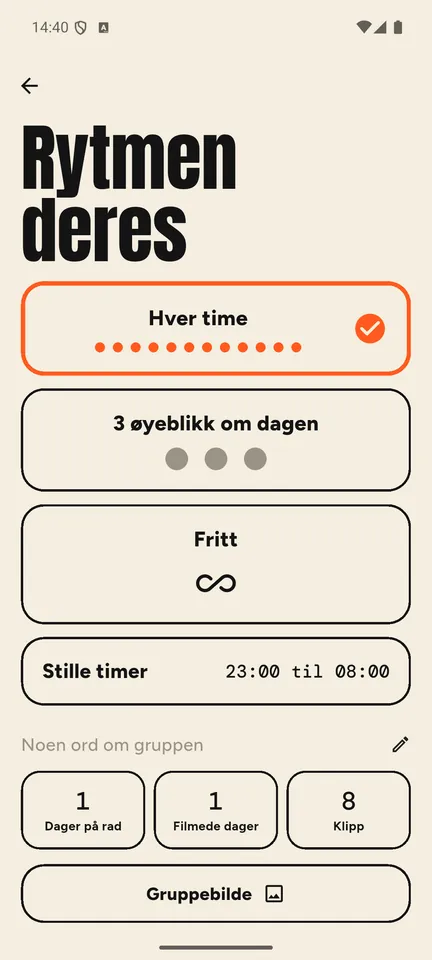 En rytme som passer dere