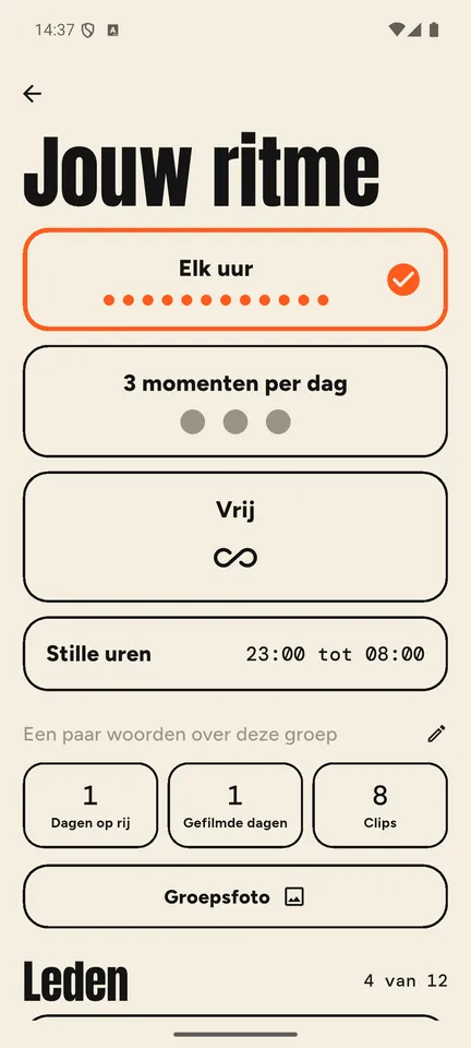 Een ritme dat bij jullie past