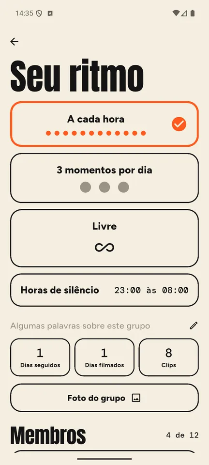 Um ritmo a cara do seu grupo