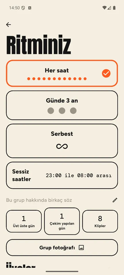 Grubuna uyan bir ritim